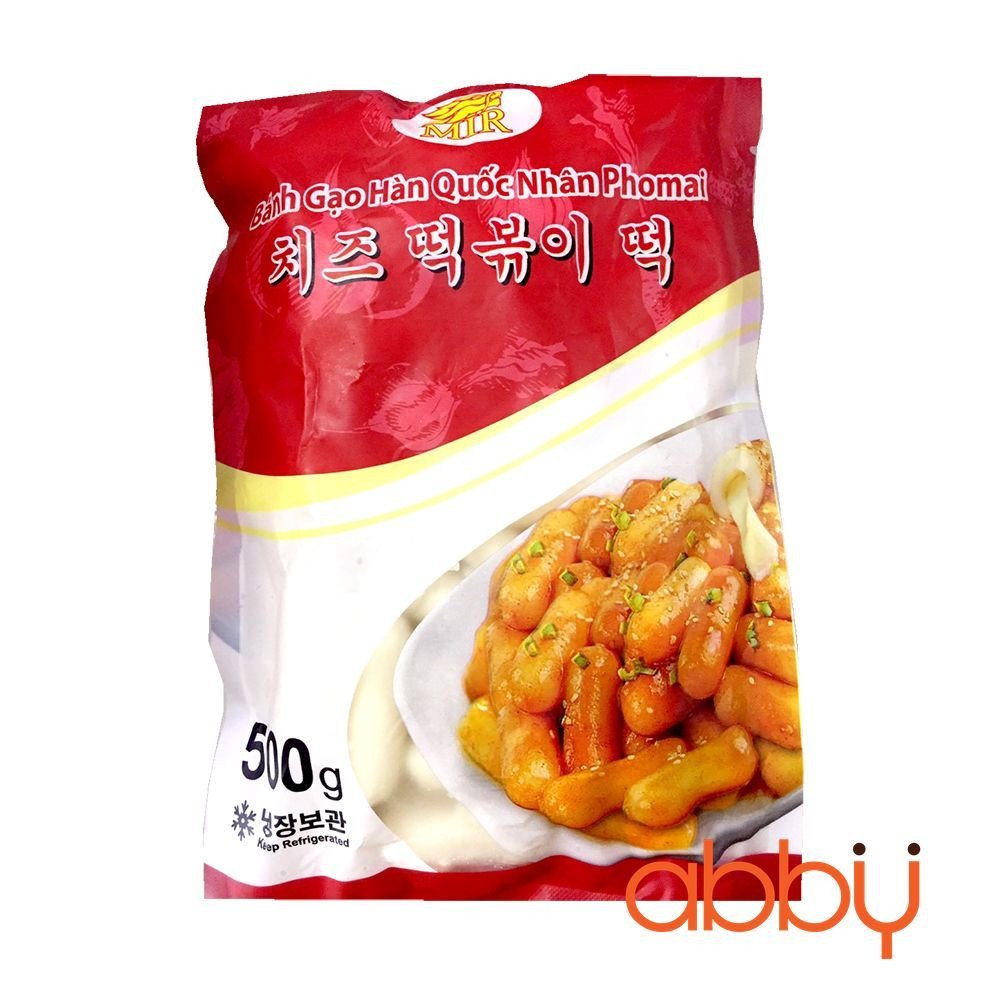 Bánh gạo nhân phô mai chuẩn vị Hàn Quốc với sốt cay