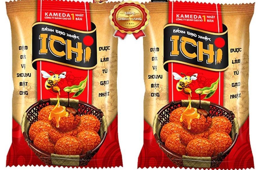 Bánh gạo Nhật ICHI vị rong biển cho bé 1 tuổi, an toàn và dễ tiêu hóa