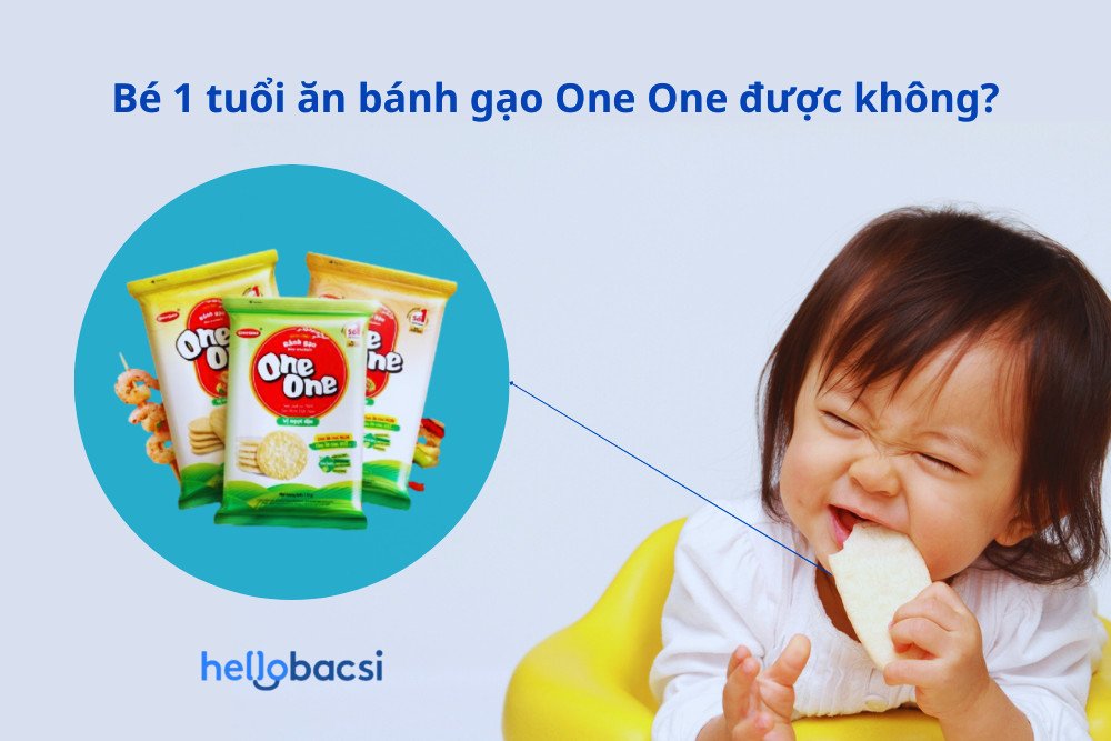 Bánh gạo One One cho bé 1 tuổi