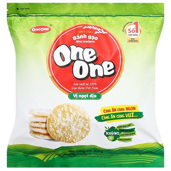 Bánh gạo One One cho trẻ nhỏ, đảm bảo an toàn và dinh dưỡng cho bé từ 1 tuổi