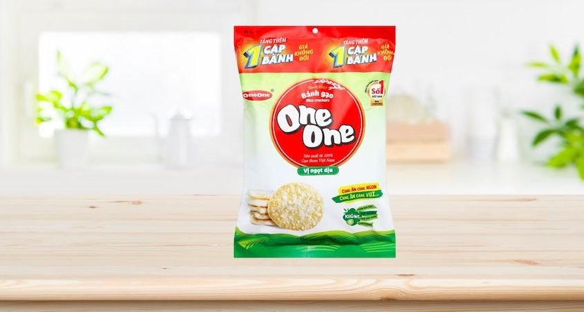 Bánh gạo One One vị ngọt, giòn thơm
