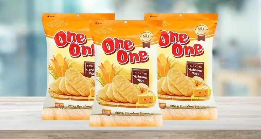 Bánh gạo One One vị phô mai ngô, thơm béo