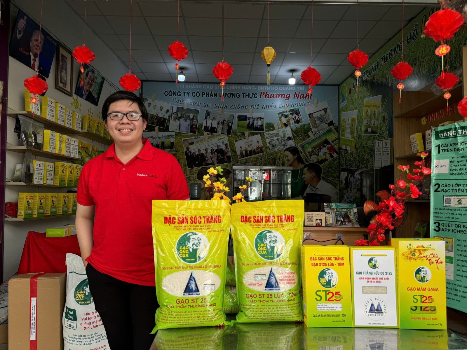 Bao bì gạo Ông Cua ST25