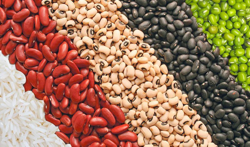 Bỏng gạo giòn rụm làm từ gạo và các loại đậu cung cấp năng lượng