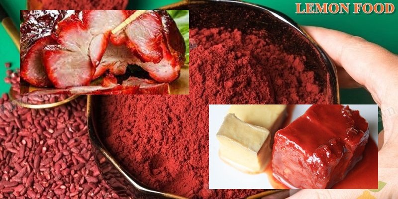 Bột gạo men đỏ giúp tạo màu tự nhiên cho nhiều loại thực phẩm