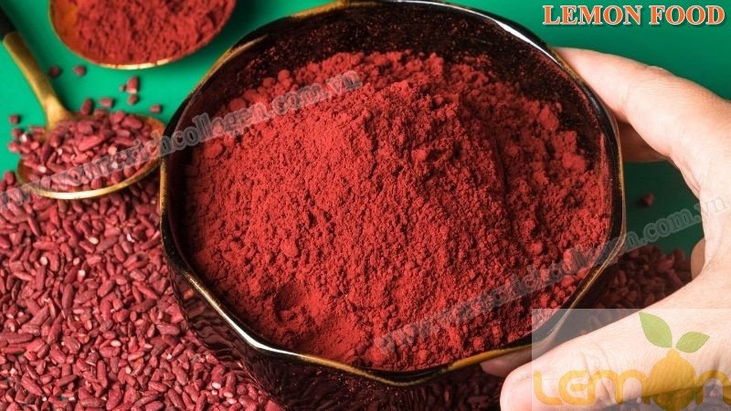 Bột gạo men đỏ tự nhiên được tạo ra từ quá trình lên men truyền thống