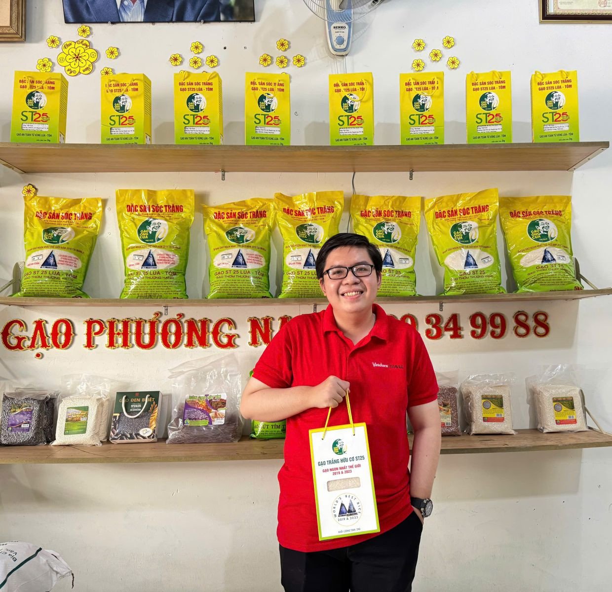 Các loại gạo ST25 chính hãng từ thương hiệu Ông Cua