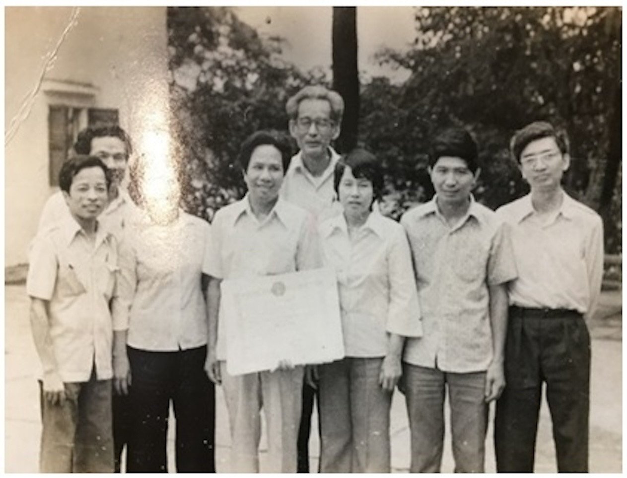Cán bộ, kỹ sư Liên đoàn Địa chất 36 tại chợ gạo Hưng Yên thời kỳ 1970-1980