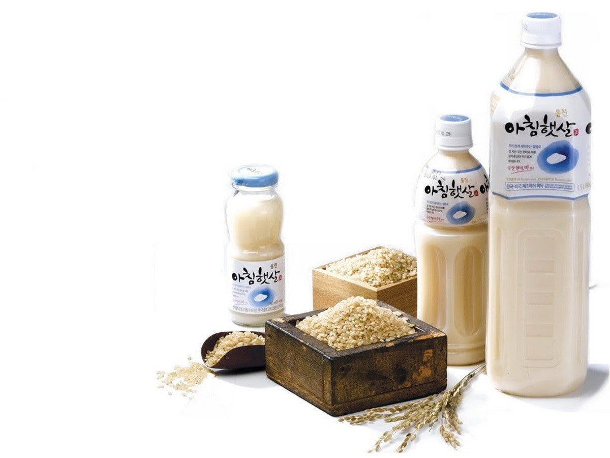 Chai nước gạo Hàn Quốc thanh mát, thức uống bổ dưỡng từ thiên nhiên