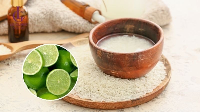 Chanh kết hợp nước vo gạo làm sáng da, cần thận trọng