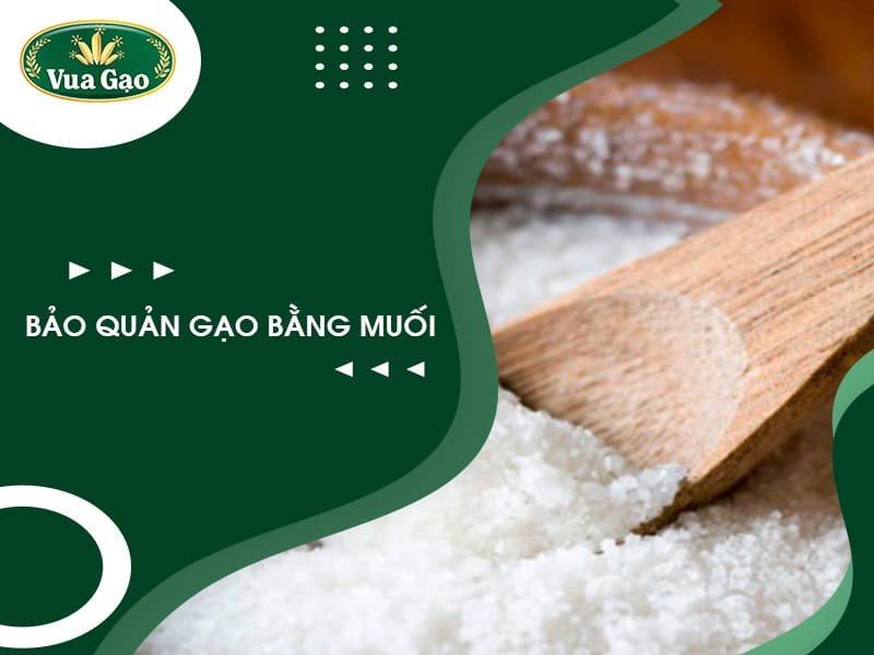 Dùng muối để giữ gạo sạch mọt, kéo dài thời gian sử dụng gạo