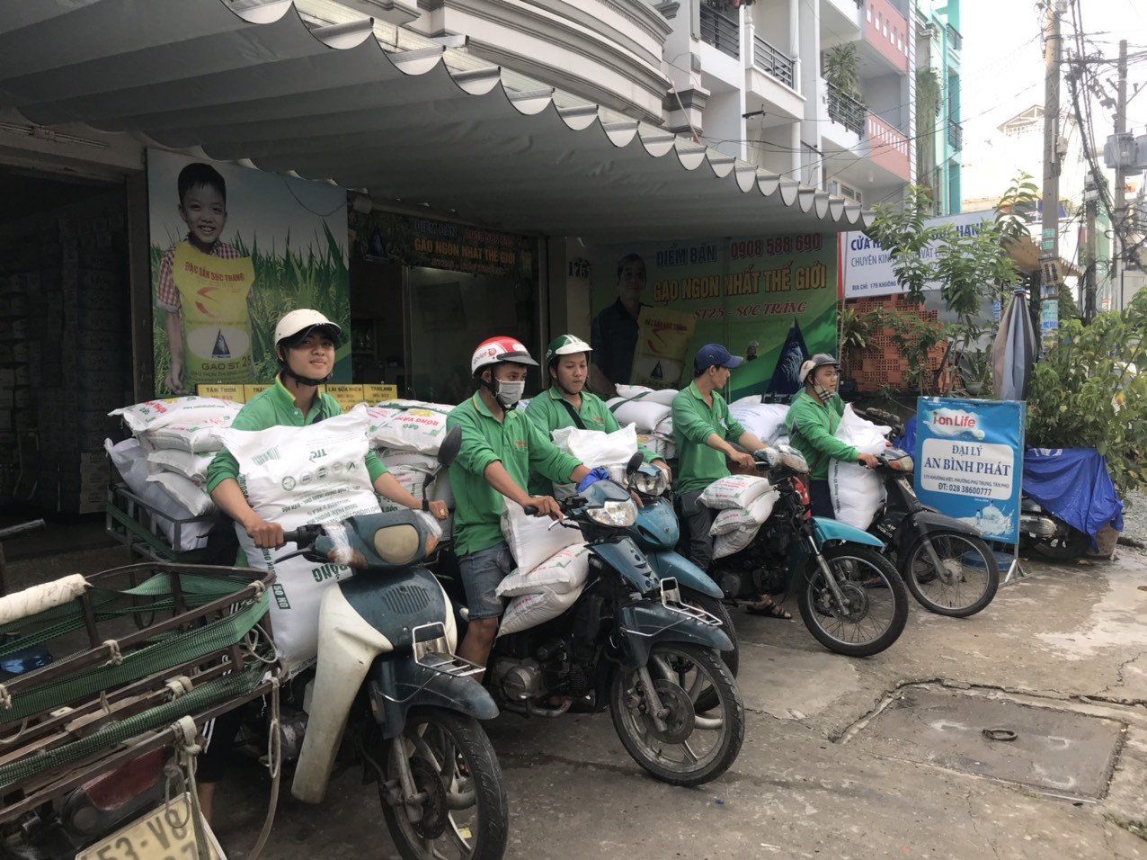 Giao gạo nếp cái hoa vàng tận nhà Tâm An Farm