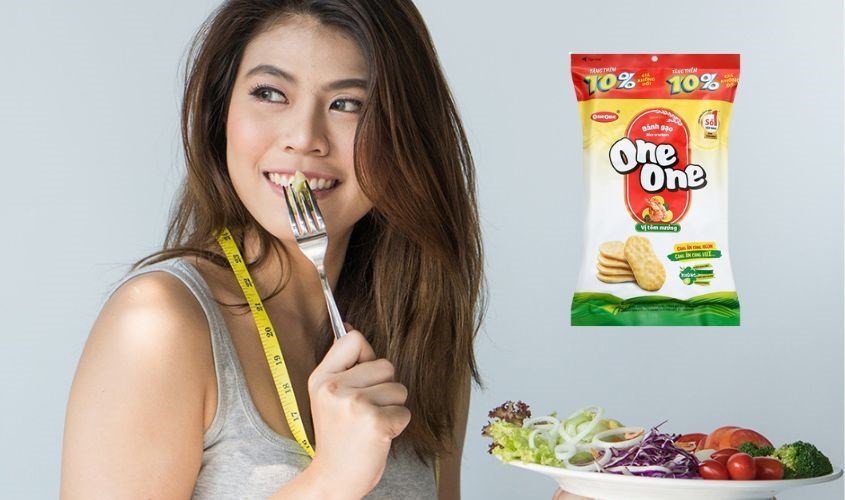Hàm lượng calo trong bánh gạo One One vị tôm nướng