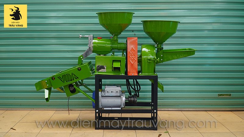 Hệ thống máy xay xát lúa gạo tích hợp nhiều chức năng