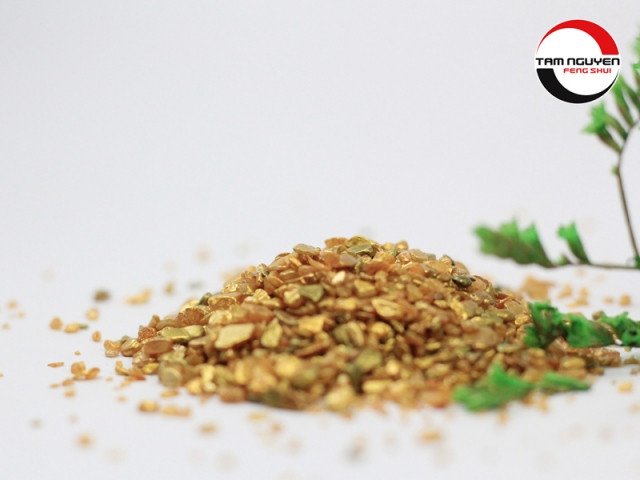 Hình ảnh tượng trưng cho ý nghĩa gạo vàng thần tài trong phong thủy