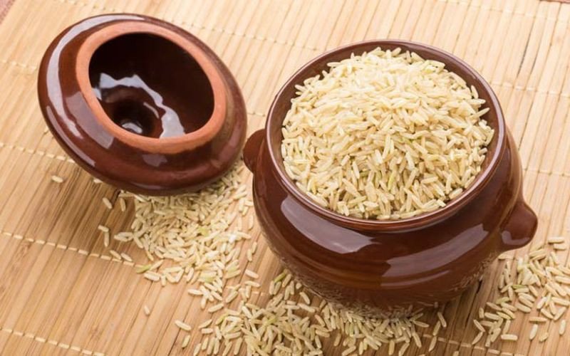 Hũ gạo gốm sứ