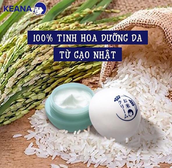 Kem dưỡng ẩm cô đặc từ gạo Nhật Bản khóa ẩm và phục hồi hàng rào bảo vệ da