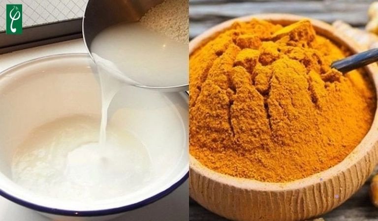 Kết hợp nước vo gạo và nghệ để làm trắng da hiệu quả
