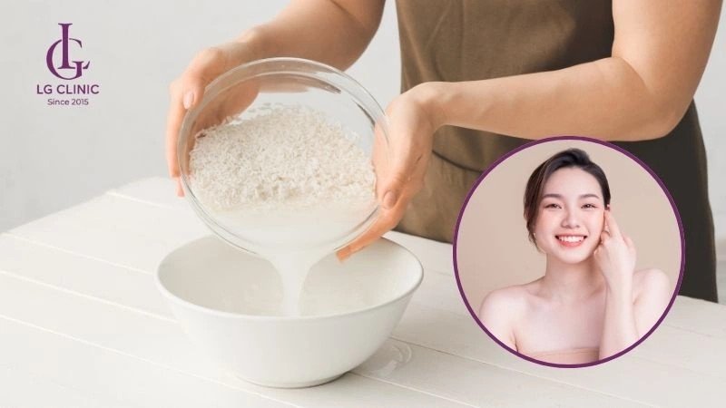 Khoáng chất trong nước vo gạo giúp giảm thâm mụn hiệu quả