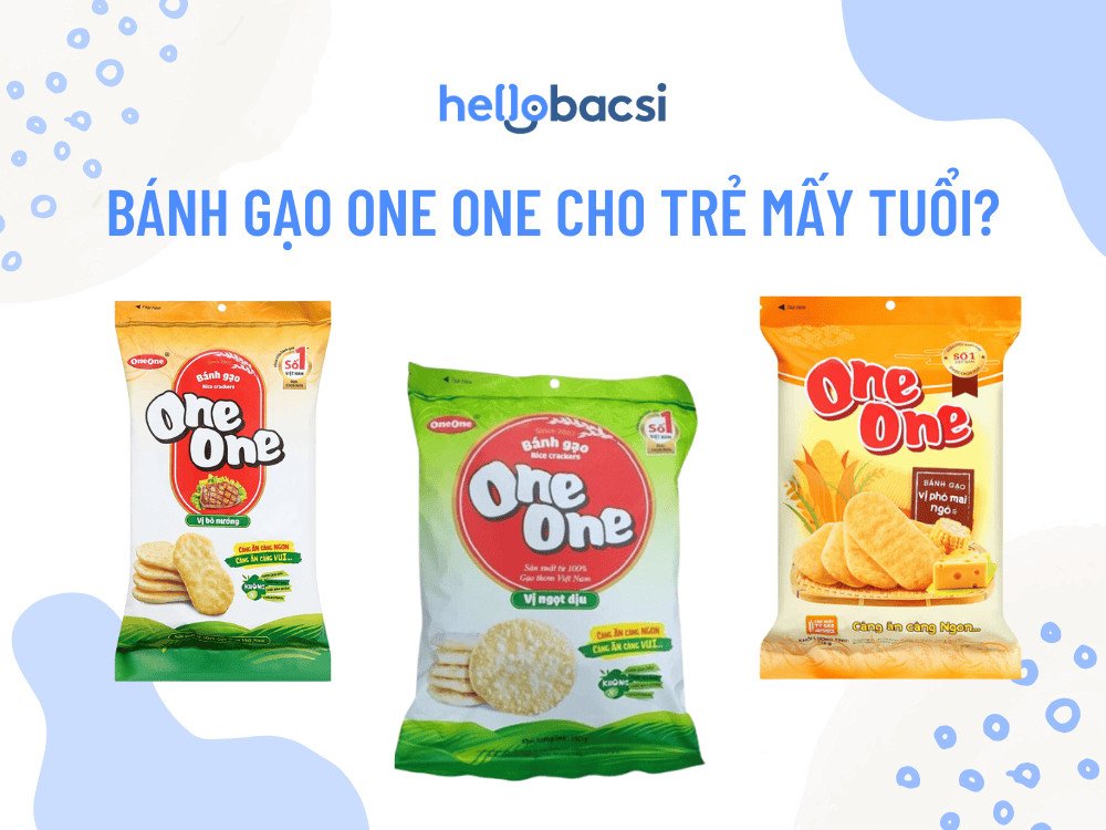 Lựa chọn bánh gạo phù hợp cho bé 1 tuổi