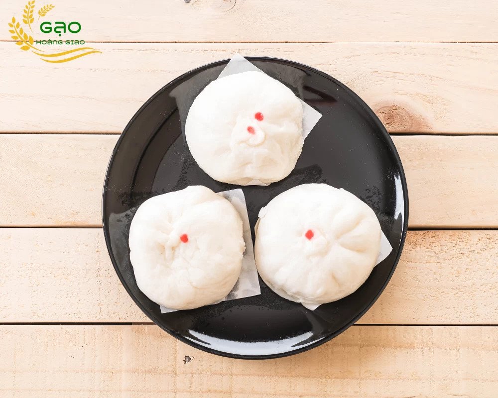 Món bánh bao làm từ bột gạo