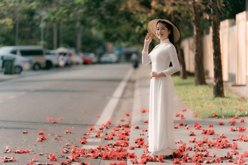 Mùa hoa gạo cũng là thời điểm lý tưởng để mọi người đi chụp hình sống ảo