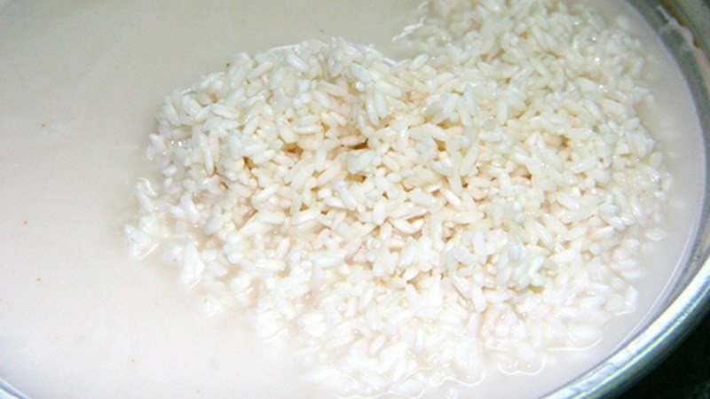 Ngâm gạo đủ thời gian