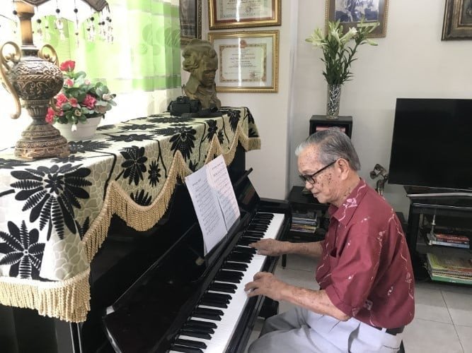 Nhạc sĩ Trần Viết Bính, người phổ nhạc bài "Hạt gạo làng ta"