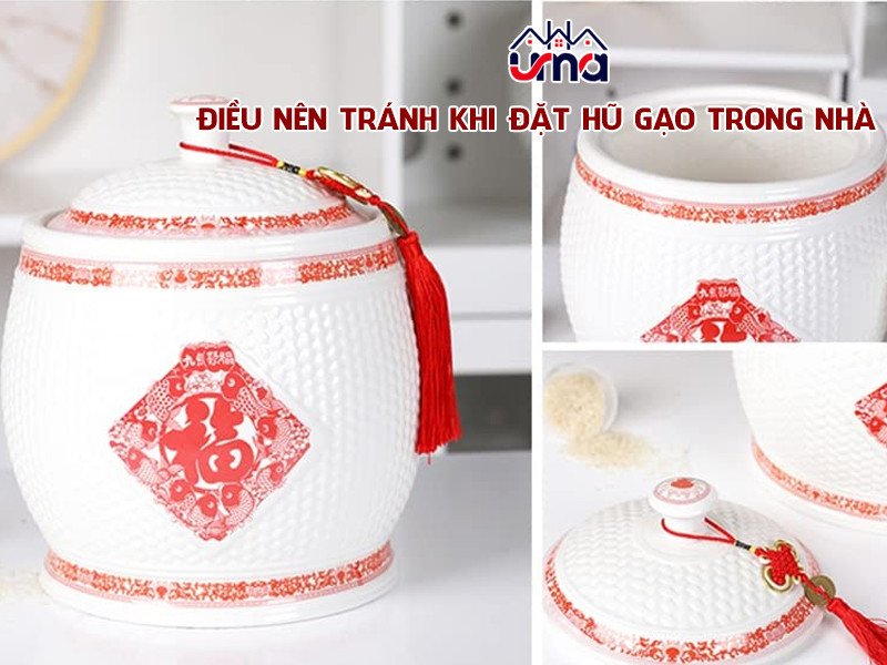 Những điều nên tránh khi đặt hũ gạo để không hao tổn tài lộc