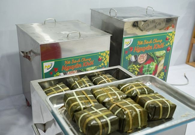 Nồi luộc bánh chưng điện