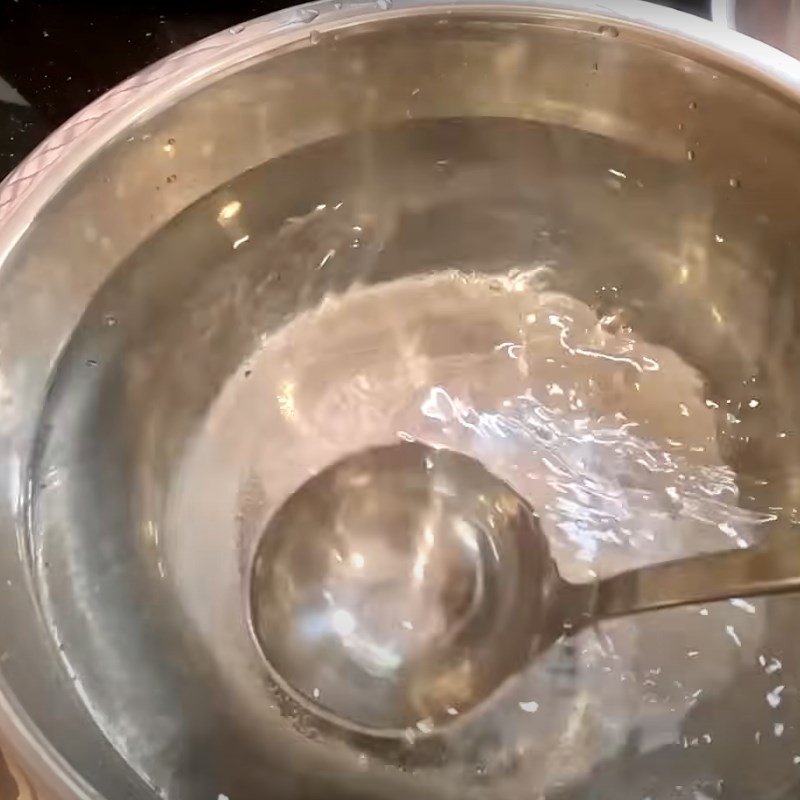 Pha nước ủ giấm gạo