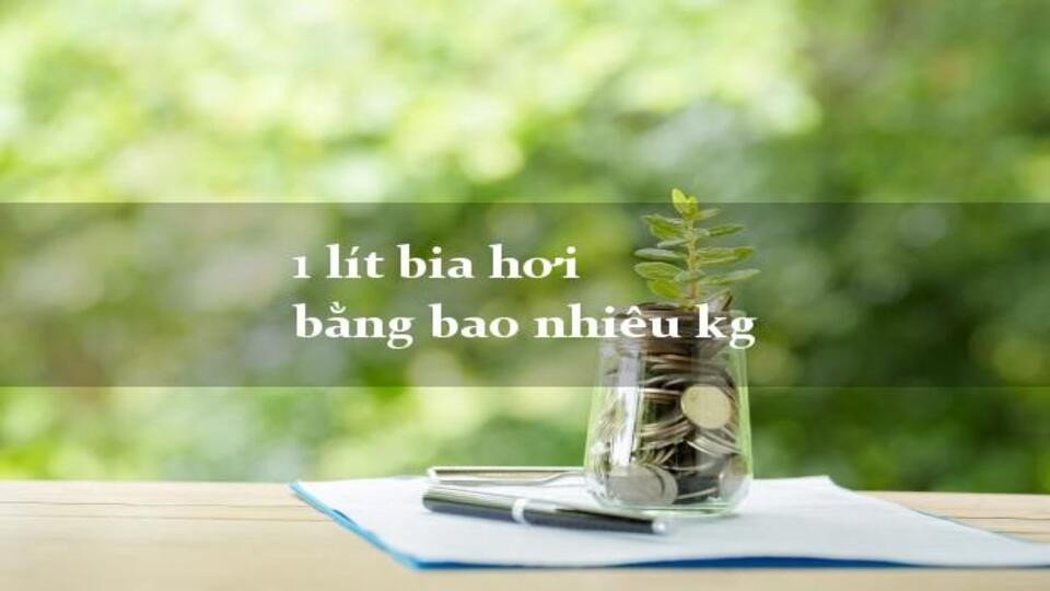 Quy đổi nhanh từ lít sang kg