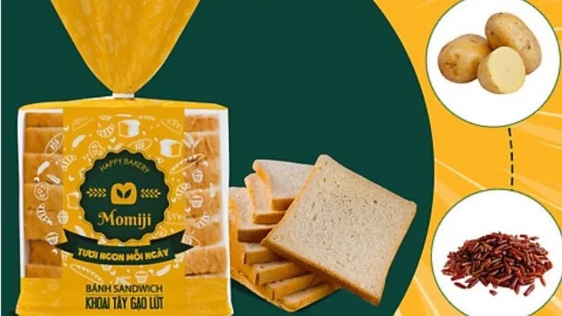 Thành phần bánh mì khoai tây gạo lứt