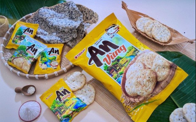 Thông tin dinh dưỡng trên bao bì bánh gạo An, tìm hiểu bánh gạo An trẻ mấy tuổi ăn được