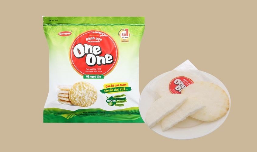 Thưởng thức bánh gạo One One vị ngọt 230g mà không lo tăng cân