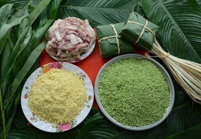 Tỷ lệ gạo đỗ muối gói bánh chưng