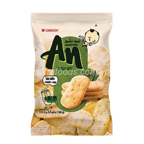 Bánh gạo An tảo biển giòn rụm, hương vị đại dương tự nhiên