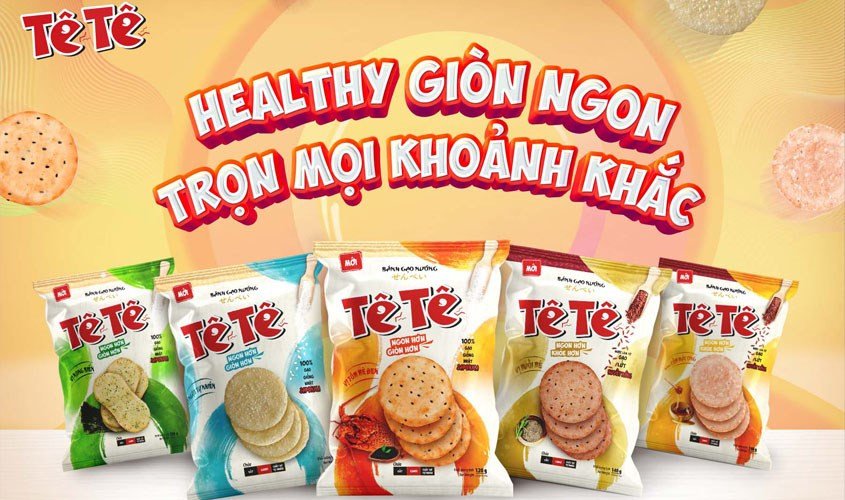 Bánh gạo Tê Tê đa dạng hương vị