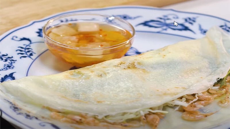Bánh khoái tép đặc sản Thanh Hóa