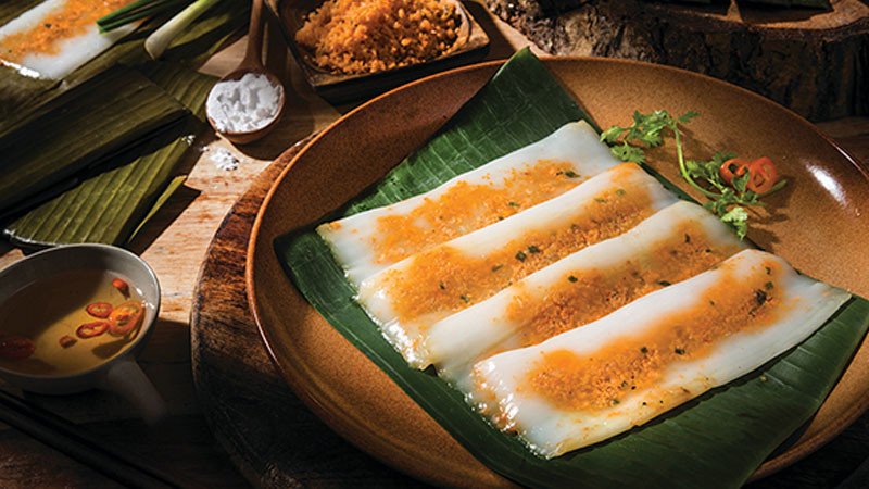 Bánh nậm Huế tôm thịt hấp dẫn