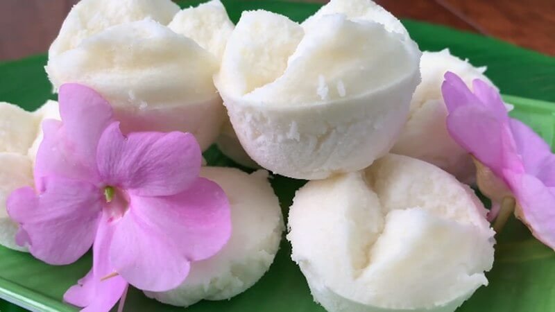 Bánh thuẫn trắng phau mềm xốp