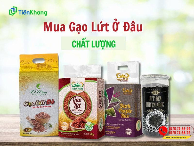 Các loại gạo lứt chất lượng cao từ Tâm An Farm