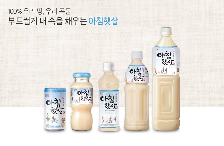 Chai nước gạo Hàn Quốc Woongjin dung tích 1.5l thanh mát