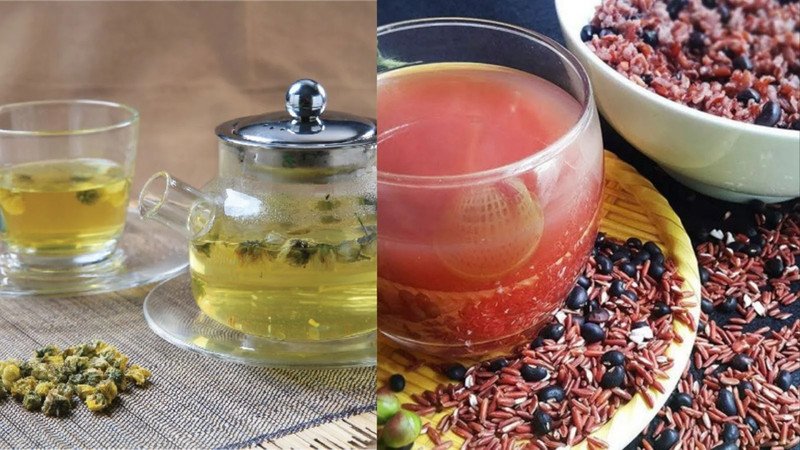 Công thức để chế biến trà gạo lứt hoa cúc cũng vô cùng đơn giản