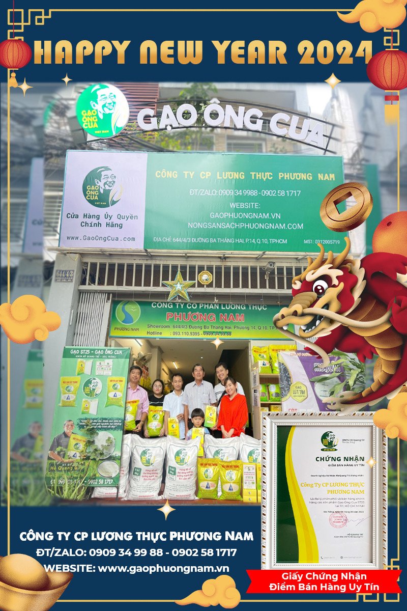 Cửa hàng ủy quyền phân phối gạo ST25 chính hãng, thông tin giá gạo ST25 công khai
