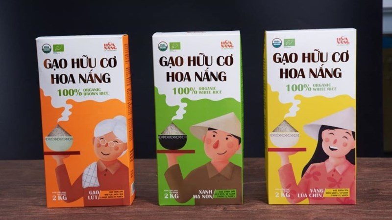 Gạo hữu cơ Hoa Nắng