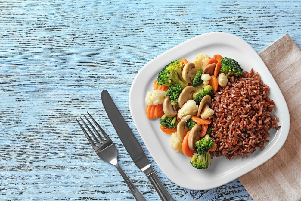 Thành phẩm cơm gạo lứt tím giàu dưỡng chất