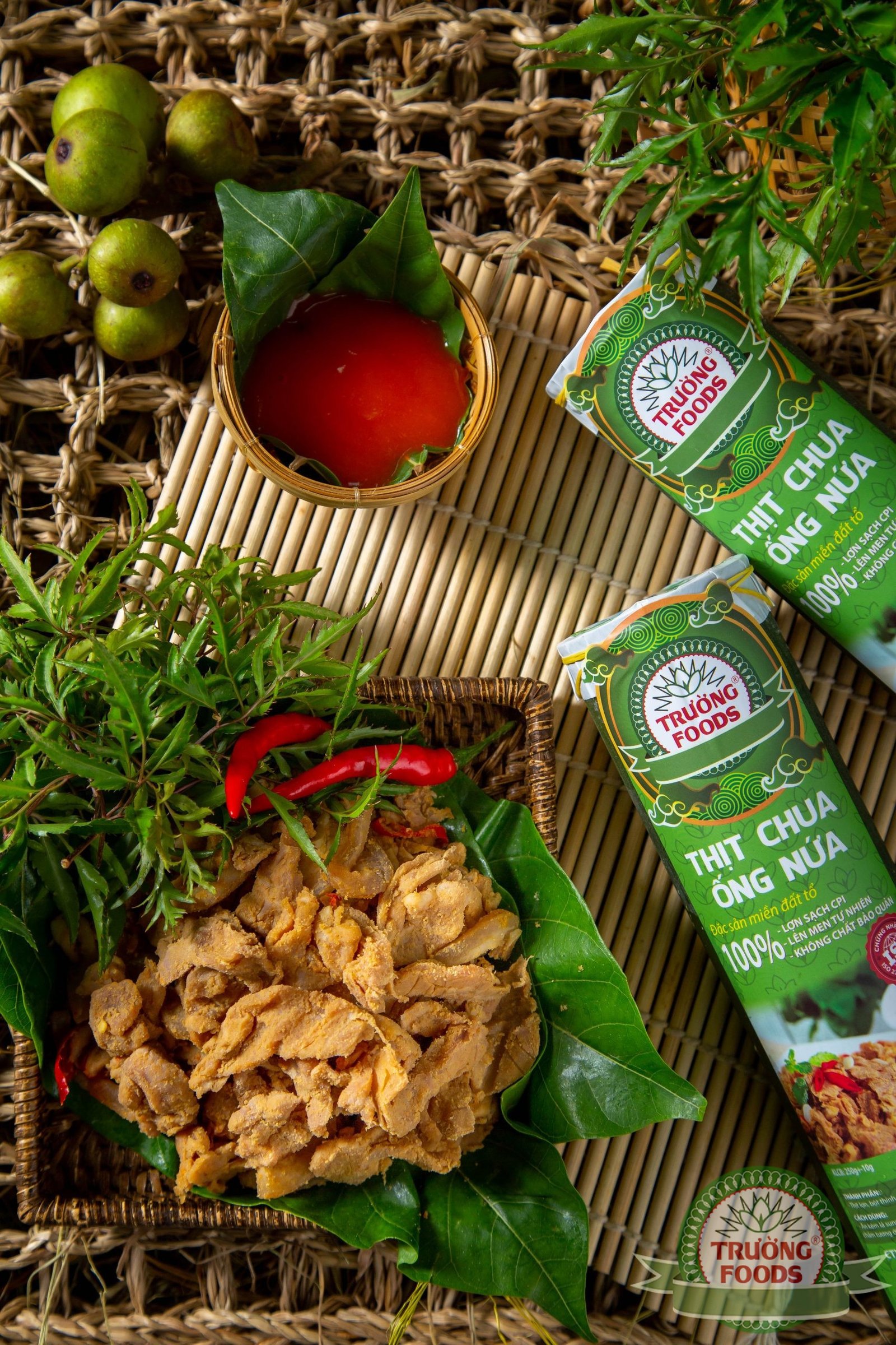 Thịt chua đặc sản Phú Thọ làm từ thính